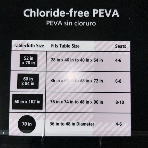 (8) Mainstay Tablecloth’s - Picture 5 of 6